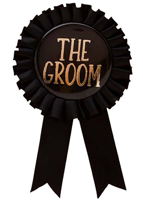 The Groom Badge