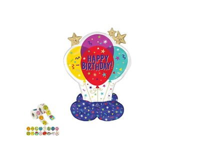 Μπαλόνι Happy Birthday AirLoonz 83cm