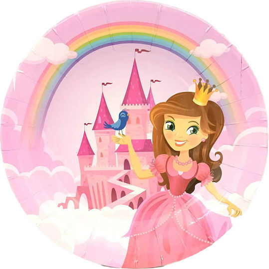 Χαρτινα Πιατα Princess 23cm 6τμχ